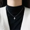 ANDYWEN 925 Sterling Silver Gold Irregular Coins Cross Pendant Necklace Long Chains Gold Rock Punk Women Jewelry in 2020 Fashion Q0531