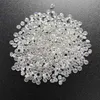 Diamantes de moissanite vvs1 de tamanho pequeno, 1mm a 3mm, pedras soltas cultivadas em laboratório branco d por carat290m