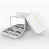 100% Handmade 8PCS 3D Faux Mink Eyelashes Magnetic False Eyelashes With Natural Lashes &Tweezers & Acrylic Box For Dropshipping