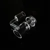 Terp Vacuum Quartz Banger Flat Top OD Heady Glass Smoking Accessories 14mm 18mm Male Female Joint 90 Degree Oil Dab Rig Domeless Nails Water Pipe TV01-04