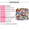 Wholesale Random Stickers 1000/500/300 Pcs/Lot JDM Cartoon Graffiti Mixed Sticker Not Repeat for Skateboard Luggage Guitar Toy LJ201019