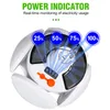 45種類のソーラーライトサッカー電球屋外防水90°フォールドソーラー緊急充電可能な電球照明庭園照明HI1636903