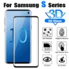 Voor Galaxy S24 Ultra S23 S22 Gehard Glas Screen Protector 3D 9H Explosieveilige Film Cover Case