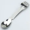 5 In 1 Multifunctional Tableware Portable Stainless Steel Spoon Household Beer Bottle Opener Can Opener RRB13115