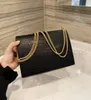 En Kaliteli Crossbody Çanta Luxurys Tasarımcılar Moda Mektubu Çanta Kadın Çanta Lady Flap 2021 Zincirler Omuz Çantaları Zarf Çanta