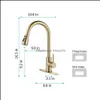 Küchenarmaturen Wasserhähne, Duschen ACCS HOME GARDE US STOCKAKET mit PL Out Spraye Gold A51 A24 Drop Lieferung 2021 RVWGF