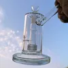 Unik fågelbur Perc Glass Bongs Mobius Matrix Bong 18mm Joint Sidecarwater Pipes Högkvalitativa tjocka glasolje Riggar med logotyp