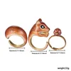 Cluster Rings Yidensy 3Pcs/Set Arrival Adjustable Cute Squirrel Ring Tiny Animal Enamel Women Jewelry Anillos Bijoux1