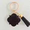 Party Favorit Tassels Keychain Favorit Alloy Key Ringar Bil Cirkel Hängande Spänne DD965