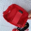 Küçük omuz çantası tesis torbası örgü taşınabilir şeffaf tuvalet kozmetik depolama çantası 4 renk 20s ydz
