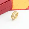 Mode Ring Wedding Rings for Women Titanium Steel Full Diamond Cubic Zirconia Engagement Ring Size 5116572828