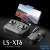 LS XT6 4K HD Dual-Kamera-Drohne, FPV Mini-Einsteiger-UAV-Spielzeug, Simulatoren, Streckenflug, Schwerkraftinduktion, Höhenhaltung, Fotografieren per Geste, Kindergeschenk, USEU