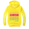 Zamfam Rebecca Zamolo Sweatshirts Kids Clothes Girls 8 To 12 Halloween Clothes Girls Boys Long Sleeve Tops Teenage Hooded Shirt C16103128