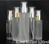 10 st Gratis Frakt 100 ml Tomma glas Spray Parfymflaskor Ny stil Parfume Kosmetiska Vattenpaket