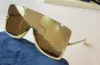Nowe okulary przeciwsłoneczne projektowe 0540S Podłączone soczewki Duża rozmiar pół ramy z małą dekoracją gwiazdy Avantgarde popularna Goggle Top Q8915715