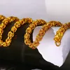 Massive Mens Dragon Design 18k Yellow Gold Filled Mens Collier Chaîne Lien Classique Bijoux Cadeau