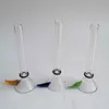 adattatore per imbuto di vetro Accessori per fumatori con gomma nera semplice downstem maschio diapositive gambo per acqua Narghilè pipe bong Oil Rigs