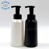 Bouteille à pompe à mousse noire/bleue rose blanche de 500ML, sous-bouteille de nettoyant pour shampoing 500CC, récipient cosmétique vide