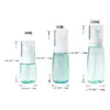 6PC Blu Vuoto Bottiglie Spray 30ml/60ml/100ml Mini Contenitore Riutilizzabile di Plastica Contenitori Cosmetici Liquido