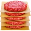 Ustensiles de cuisson Hamburger Parchemin Patty Carrés de Papier 6in Antiadhésif pour Presse à Burger Bœuf Haché Congélation Emballages De Bonbons JJA12510