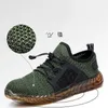 Novos Sapatos de Segurança de Malha Respirável Homens Light Sneaker Indestrutível Aço Aço Suave Anti-Piercing Boots Plus Tamanho 36-48 Y200915