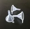 Plast tratt mini transparent plast små funnels parfym eterisk olja tom flaska flytande fyllning funnels kök bar verktyg ewa1853