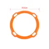 オレンジ色のABSテールボックスホーンベゼル装飾カバーのためのジープwrangler Rubicon JL JT 2018-2020インテリアアクセサリー