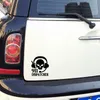 123CM138CM Personality 911 Dispatcher Skull Headset Vinyl Car Sticker Decal Accessories C1531937227302