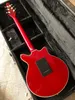 Guild Lefthed BM Brian May Wine Red Guitar électrique 3 Camiques simples Burns Tremolo Bridge 6 Switch Chrome Hardware 4233308