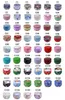 125styles!! Candy Tins Metal Empty Round Metal Storage Tin Cans Jars Containers Travel Storage Tins for Candy Cookie Lip DIY Candles EWE2636