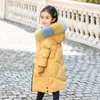 Russische jonge meisjes warme jas winter parkas bovenkleding tiener outfit kinderen kid meisjes bont capuchon jas voor 5 6 8 10 12 jaar LJ201017