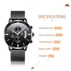 Lavaredo 2019 Montre à quartz minimaliste décontractée pour hommes Mesh Business Sport Horloge étanche pour hommes Relogio Masculino A9 T200409