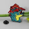 Pins Brooches Strange Hypno Toad Mushroom Frog Brooch Beast Cute Hat Pin Backpack T-shirt Accessories Girls And Children Gifts1 Marc22