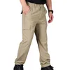 Men Cargo Pant Multi-Pocket Overall Male Combat Trousers Tooling Pants Army Green Size S-4XL1