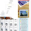 Рамка абстрактная синяя живопись маслом живопись на холсте скандинавских плакатах и ​​печати Cuadros настенные картинки для гостиной LJ201128