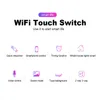 Wifi Wand Touch Sensitive Schalter Fernbedienung 1 2 3 4 Gang Wireless Led Licht Smart Screen Glas US Standard y200407