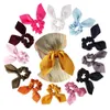 Ny Mode Elegant Gummi Bands Hårband Kvinnor Söt Bow Knot Hår Ring Head Hoops Girls Vintage Headbands Headwear Tillbehör