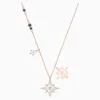 Nova Chegada 100% 925 Sterling Silver Elegante e Fresco Estrelas Pingente Colares Fine Jewelry Fabricando Para As Mulheres Presentes Entrega GRÁTIS