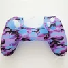 Daha Renk Kamuflaj Silikon Kılıf Camo Silika Kabuk Koruyucu Cilt Sony Dualshock 4 PS4 DS4 Pro Slim Kontrolör