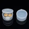 1420Pcs/Lot Small Round Plastic Box Transparent PP Plastic Container Storage Box For Screws Jewelry Coins Earphone Electric Wires LX3437
