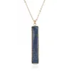Colar de pedra de cristal de cristal natural moda moda gemstone designer colares jóias brindes com cadeia