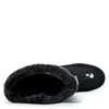 GOGC MIDCALF WOMENTS الثلج المضاد للثلج Winter Winter Boots Ladies Black Shoes G9637 Y200115 GAI