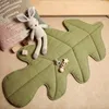 Cotton Crawling Play Mat Turtle Leaf Forme mattan Filtfällbar barns babyaktivitet Rug Game Pad Room Decor 220312