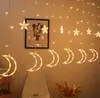 The latest LED1 set of decorative led string lights, stars, moon, curtain lights, Christmas day lights decoration, free shipping