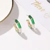 Cerchio Huggie Orecchini di Moda Per Le Donne Ragazze di Colore C Forma di Gioielli Pendientes Mujer Boucle D'oreille Femme 2021 Orecchino1