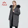 Astrid Winter Womens Coat Women Women Long Warm Parka Jacket com raposa com capuz com capuz Biodown Feminino Design 9172 201210