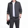 メンズセットパンツハーディの男性ジョガー厚いルーズ青年二枚スーツファッションメンズ服スプリングカジュアルソリッドミューウック201204