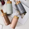 304 Stainless Steel Insulate Mug Water Bottle Tumbler Thermos Vacuum Flasks Mini Portable Travel Coffee Mugs Thermal Cup With Rope Gift 0322