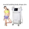 Salon clinic use 4 handles work together hiemt body contouting Weight Loss Skin Tightening Cellulite Reduction burn fat ems muscle stimulation ems machine