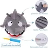 Kids Great White Shark Hopper Ball Ride on Bounce Toy Outdoor Inflatable Jumping Animal Gift for 2 3 4 5 Year Old Boy Girl